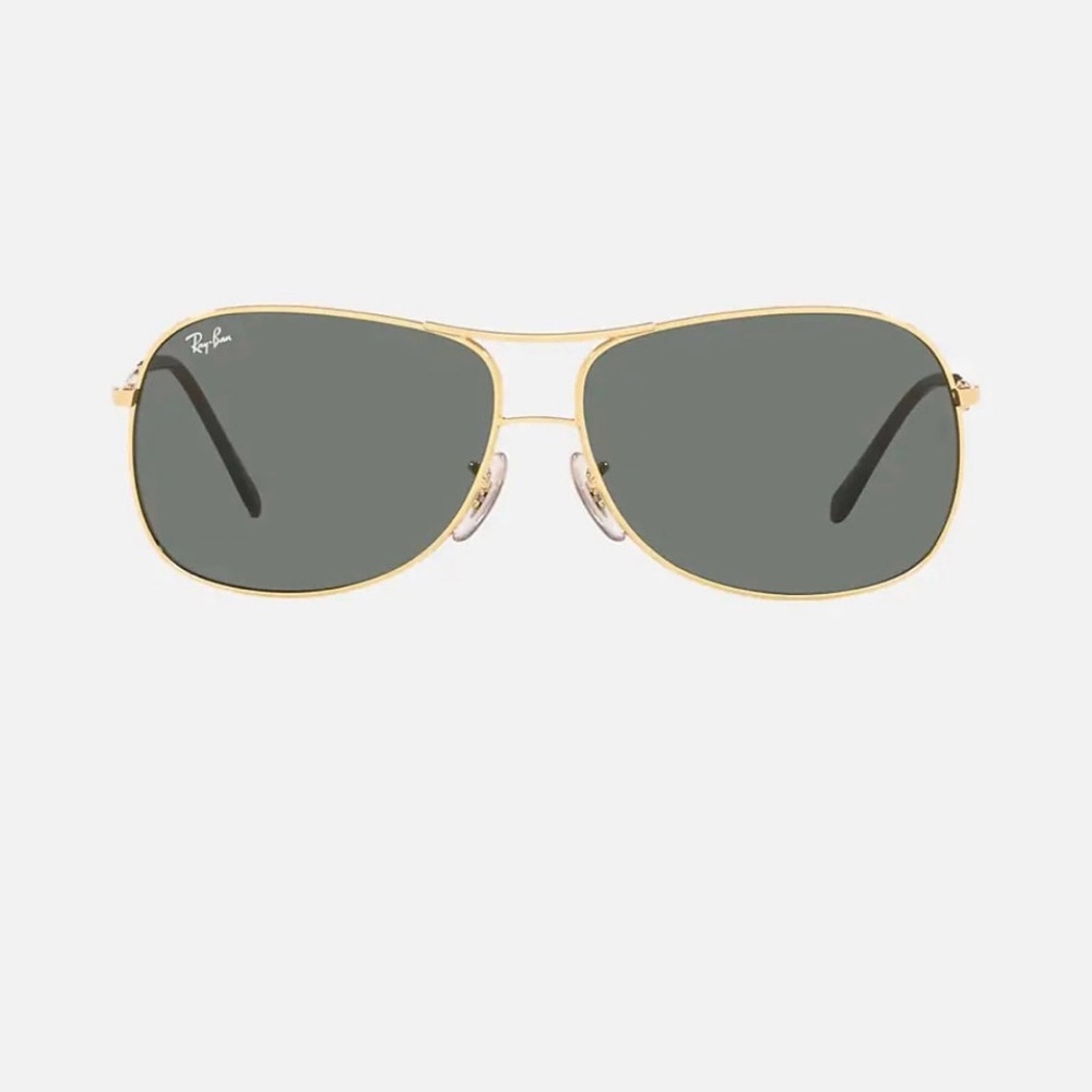 Ray-Ban RB3267 Men Polished Arista Gold Frame G-15 Green Sunglasses